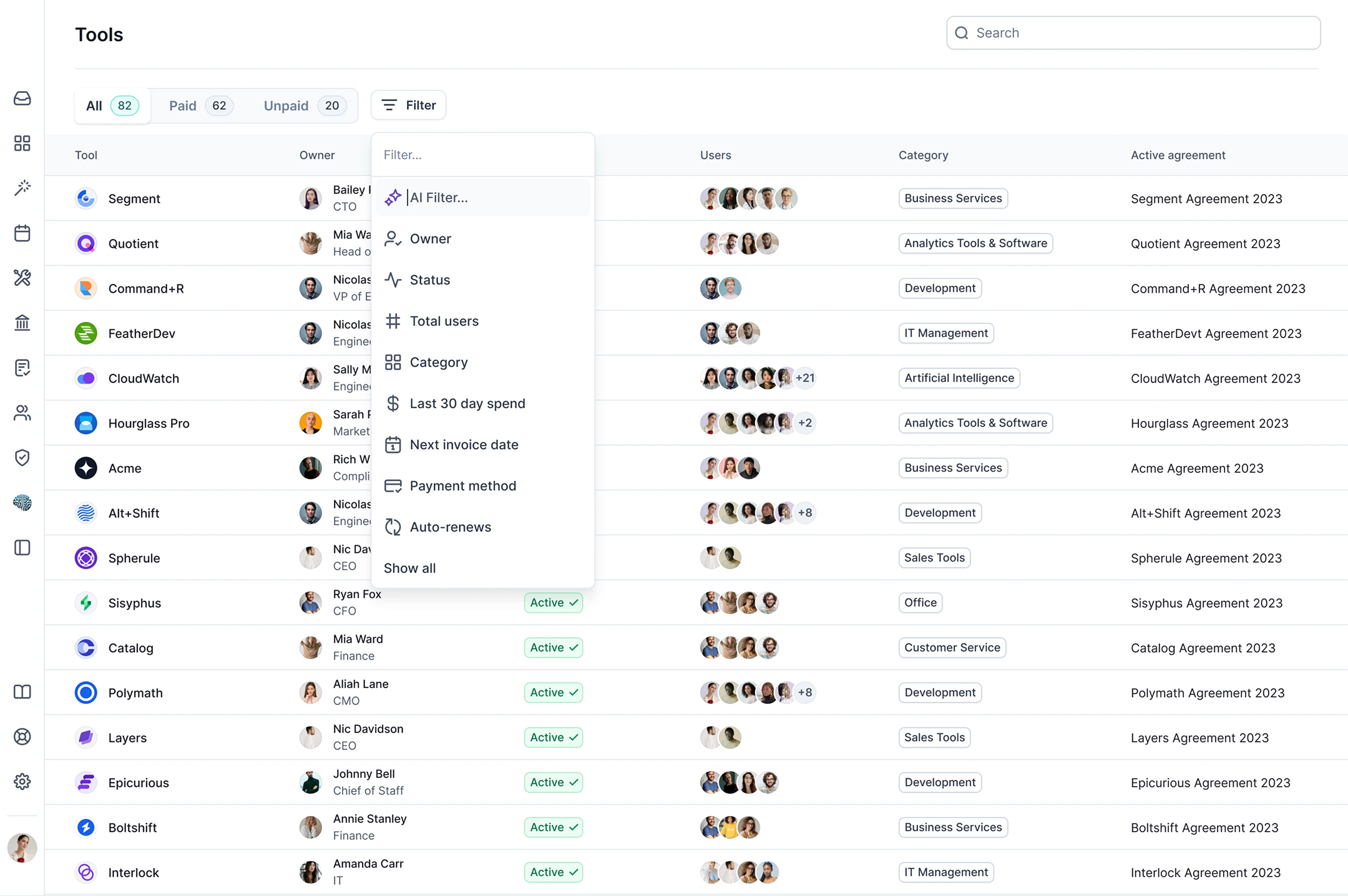BRM screenshot